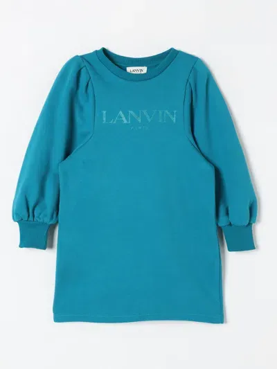 Lanvin Dress  Kids Color Green In Grün