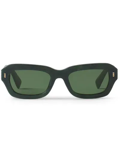 Lanvin Geometric-frame Sunglasses In Black