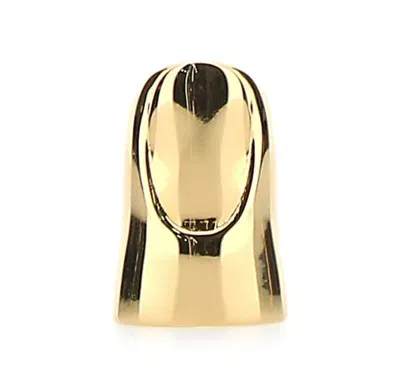 Lanvin Logo Engraved Thimble In Gold