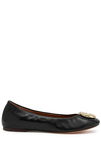 Lanvin Black Mélodie Ballerina Flats