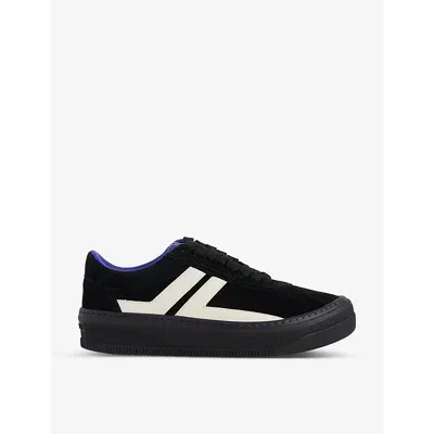 Lanvin Black Future Edition Cash Sneakers In Black Off White