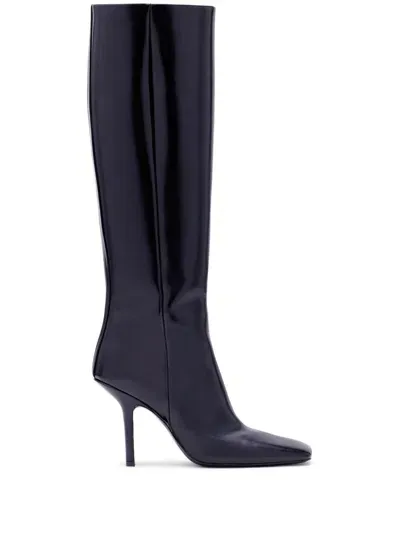 Lanvin Patent-leather Boots In Black