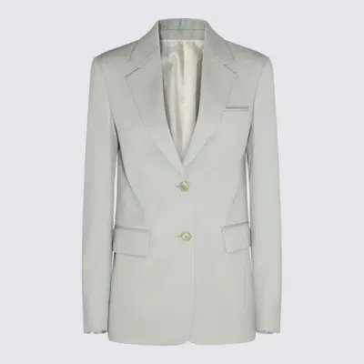 Lanvin Sage Virgin Wool Blazer In Green