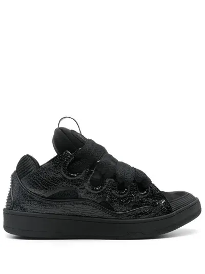 Lanvin Sneakers White In Black