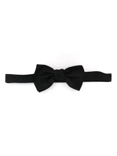 Lanvin Sparkling Bow Tie Accessories In Black