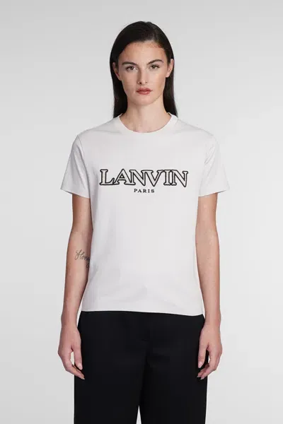 Lanvin T-shirt In Grey Cotton