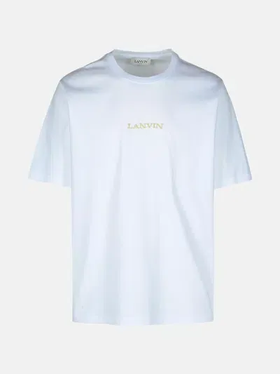 Lanvin White Cotton T-shirt