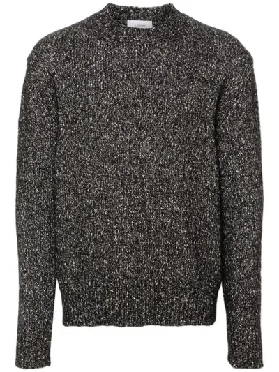 Lardini Chunky-knit Jumper In Black