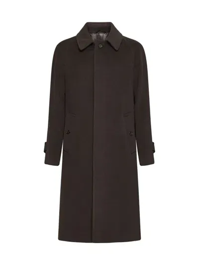 Lardini Coat In Brown