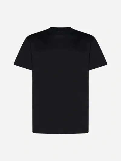 Lardini Cotton T-shirt In Black