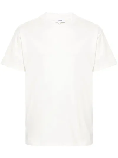 Lardini Crew-neck Cotton T-shirt In White