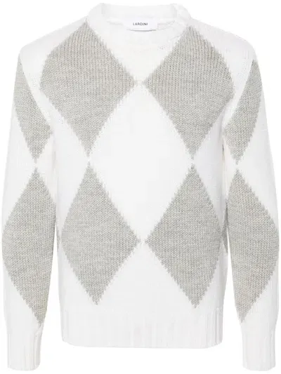 Lardini Crew-neck Sweater In White