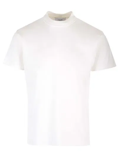 Lardini Crew Neck T-shirt In White