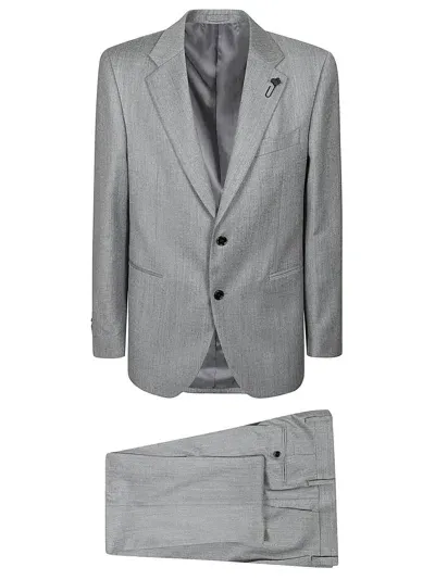 Lardini Feeling Suit In Grigio Chiaro