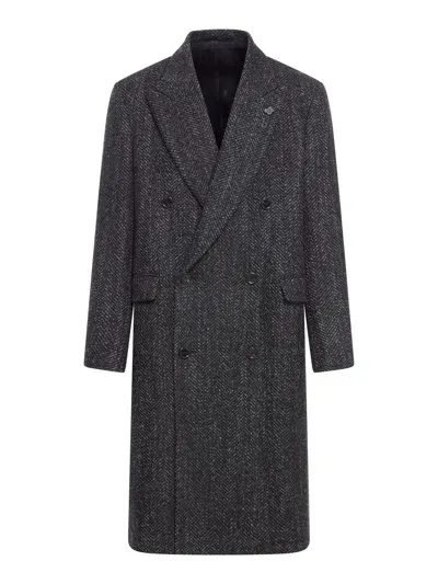 Lardini Coat In Black