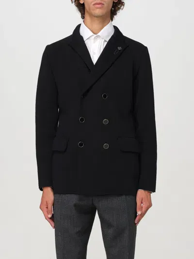 Lardini Jacket  Men Color Black In Schwarz