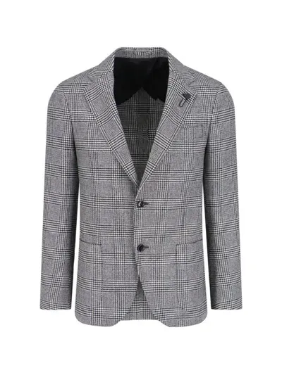 Lardini Single-breasted Blazer In Black  