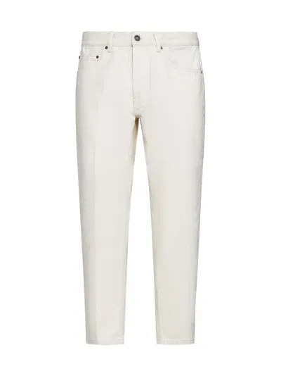 Lardini Stretch Cotton Denim Jeans In White