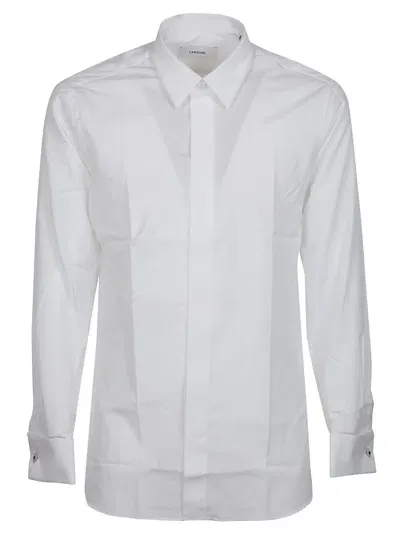 Lardini Long Sleeve Shirt In White