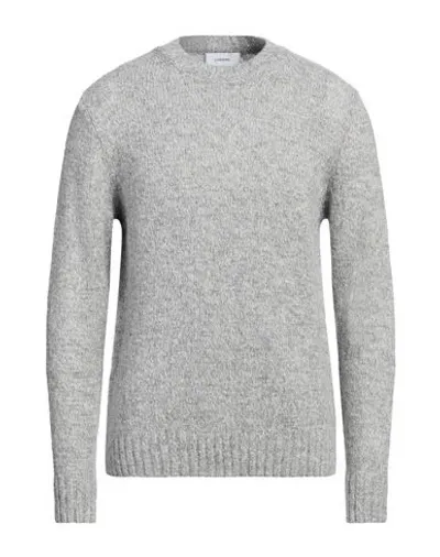 Lardini Long-sleeve Crew-neck Sweater In Beige