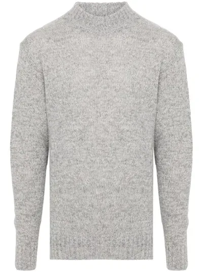 Lardini Mélange Jumper In Grey