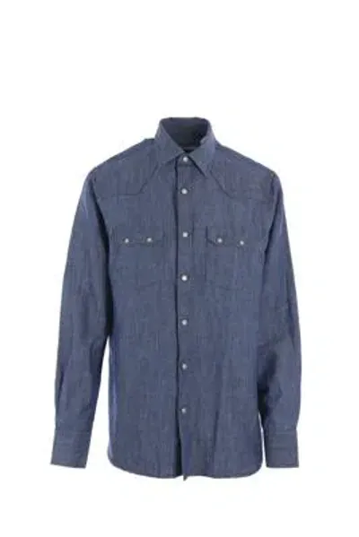 Lardini Shirts In Navy