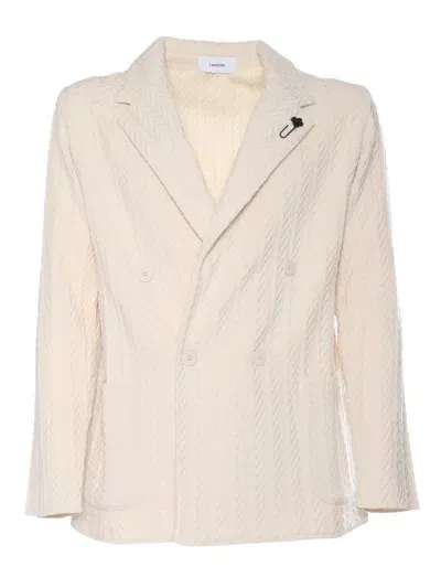 Lardini Single-breasted Jacket In White