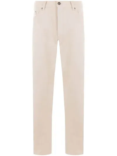 Lardini Straight-leg Jeans In Neutrals