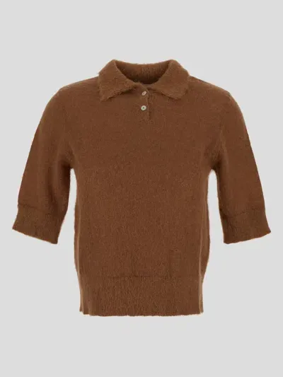 Lardini Topwear In Brown