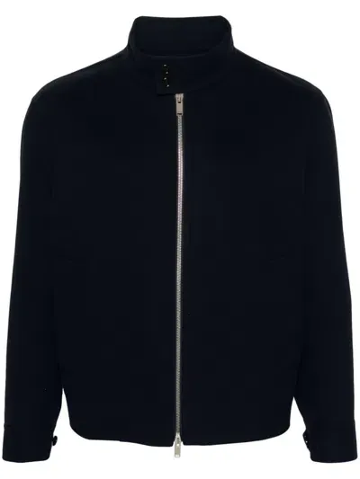 Lardini Virgin-wool Jacket In Blue