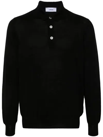 Lardini Virgin Wool Polo Shirt