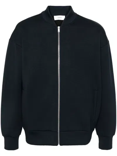 Lardini Zip Sweatshirt In Blue