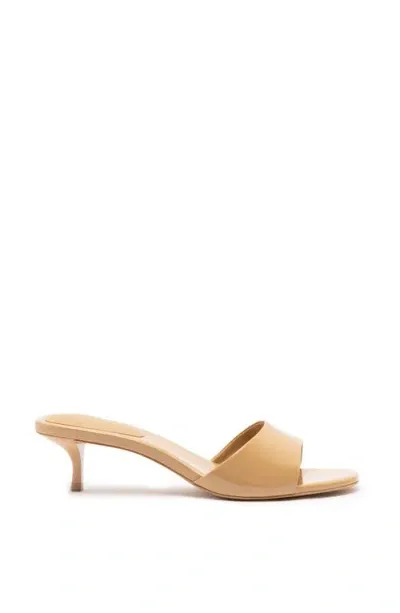 Larroude Larroudé Greta Mule In Tan