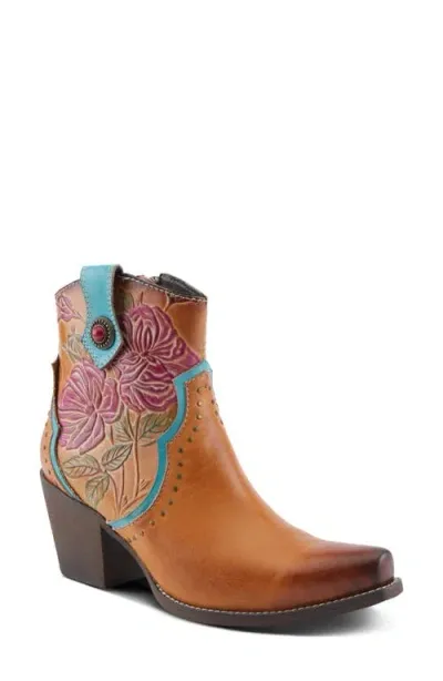 L'artiste By Spring Step Rebamac Western Boot In Camel