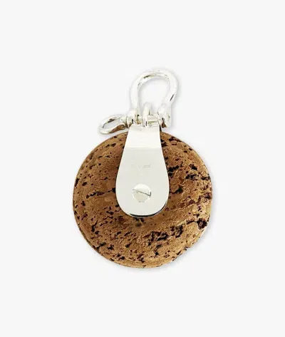 Larusmiani Floating Keychain Vespucci Keyring In Neutral