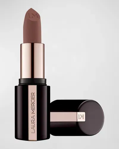 Laura Mercier Caviar Smoothing Matte Lipstick In Brown Suede (dirty Rose)