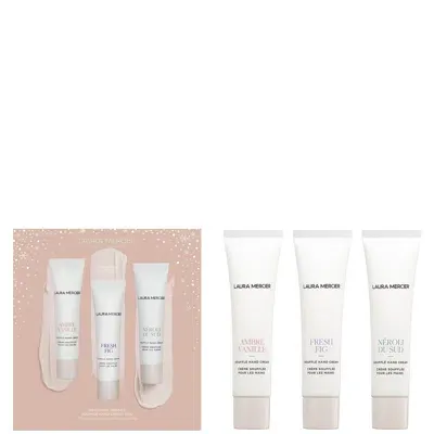 Laura Mercier Decadent Dreams Souffle' Hand Cream Trio (worth £50.40) In White