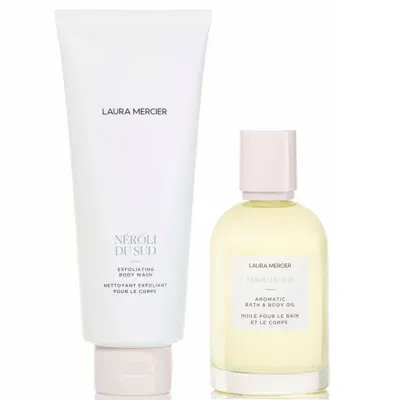 Laura Mercier Néroli Du Sud Exfoliating Body Wash And Bath And Body Oil Bundle In Multi