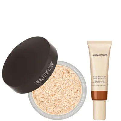 Laura Mercier Translucent Loose Setting Powder And Tinted Moisturiser Duo (various Shades) - Nutmeg In Multi