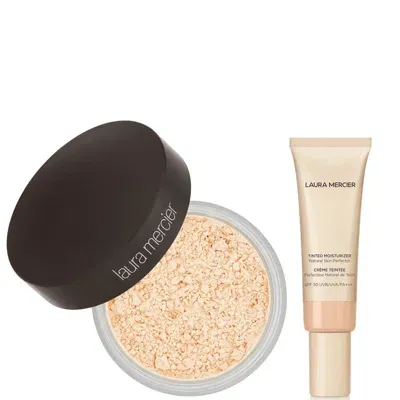 Laura Mercier Translucent Loose Setting Powder And Tinted Moisturiser Duo (various Shades) - Pearl In White