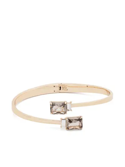 Lauren Ralph Lauren Crystal-embellished Bracelet In Gold