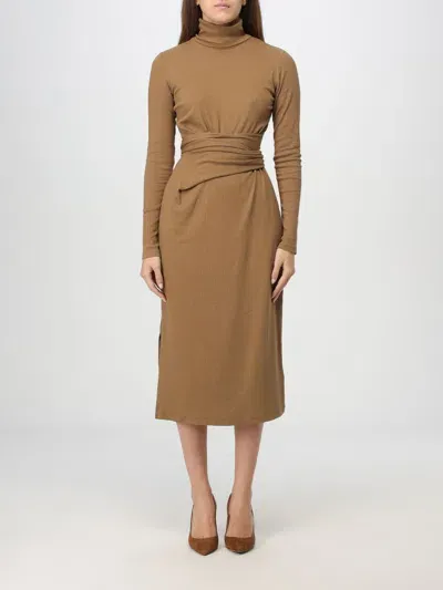 Lauren Ralph Lauren Dress  Woman Color Brown In Braun