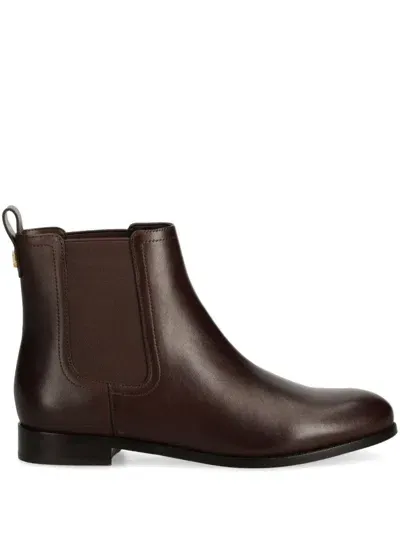 Lauren Ralph Lauren Lauren Ankle Boots In Brown