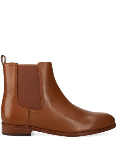 Lauren Ralph Lauren Lauren Ankle Boots In Brown