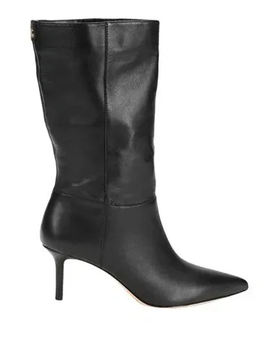 Lauren Ralph Lauren Leannah Nappa Leather Boot Woman Boot Black Size 8 Sheepskin