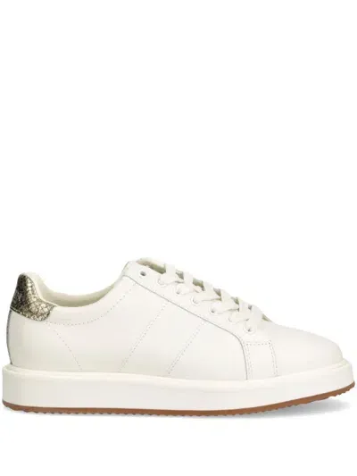 Lauren Ralph Lauren Leather Trainers In 白色