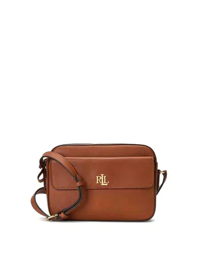 Lauren Ralph Lauren Marcy Cmra Crossbody M In Beige