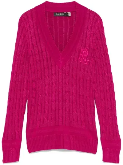 Lauren Ralph Lauren Meren Pullover In Rosa