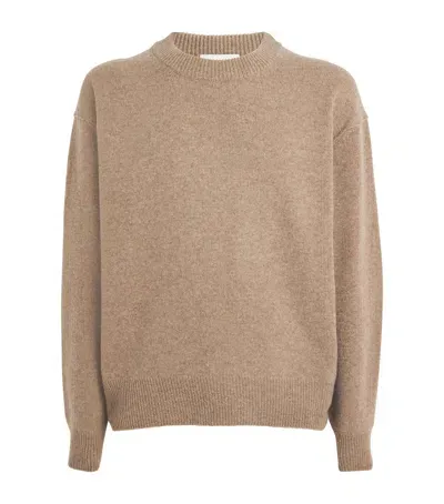 Le 17 Septembre Wool-cashmere Sweater In Beige