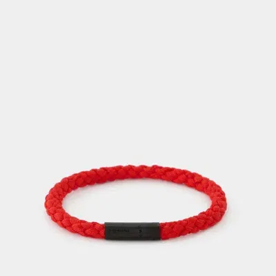 Le Gramme 5g Cable Orlebar Brown Bracelet In Red